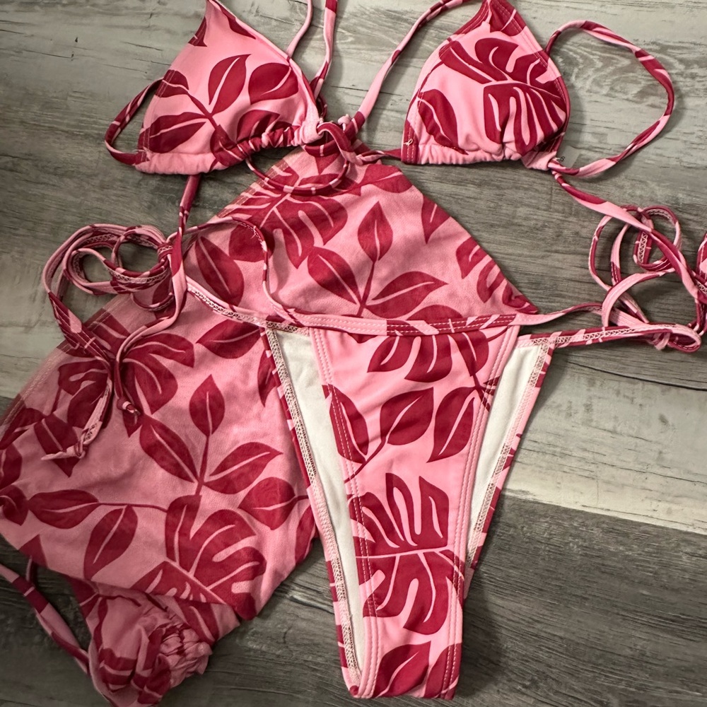 3 piece set bikini